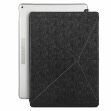 Moshi VersaCover Metro Black - калъф и поставка за iPad Pro 12.9 (черен)