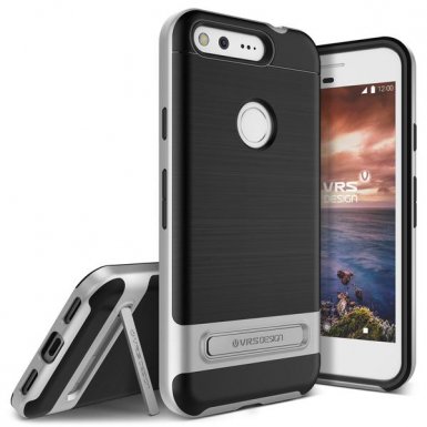 Verus High Pro Shield Case - висок клас хибриден удароустойчив кейс за Google Pixel (сребрист)