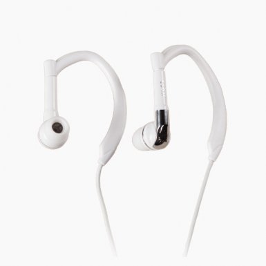 Jivo Sound Endurance Sport Earphones - ергономични спортни слушалки за мобилни устройства (бял)