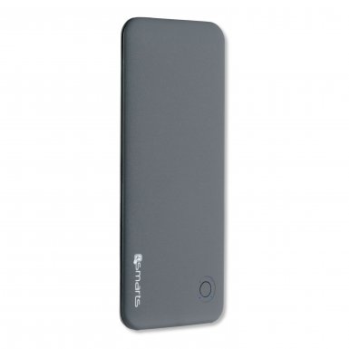 4smarts Duos Slim Evo Power Bank 6000 mAh - външна батерия с два USB входа за таблети и смартфони (сив)