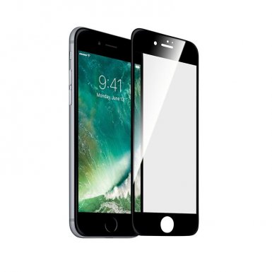 Torrii BodyGlass Curved - калено стъклено защитно покритие 0.25мм. с извити ръбове за целия дисплея на iPhone 8, iPhone 7 (прозрачен-черен)