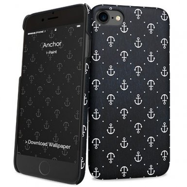 iPaint Anchor HC Case - дизайнерски поликарбонатов кейс за iPhone 8, iPhone 7