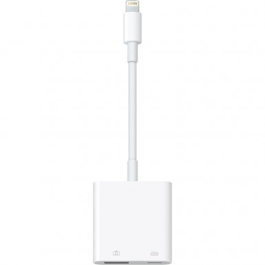 Apple Lightning to USB 3.0 Camera Adapter - оригинален USB 3.0 адаптер за iPhone, iPad и iPod с Lightning