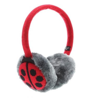 KitSound On-Ear Ladybird 2 Audio Earmuffs - ушанки с вградени слушалки с 3.5 мм аудио жак и микрофон за мобилни устройства