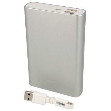 Huawei Power Bank 13000 mAh - външна батерия с 2 USB изходa за мобилни телефони и таблети (сребрист)
