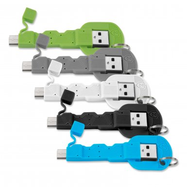 4smarts Basic KeyLink USB-C Cable - кабел тип ключодържател за всички устройства с USB-C (8.5 см) (черен)