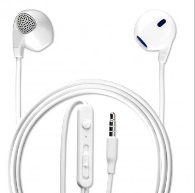 4smarts In-Ear Stereo Headset Melody - слушалки с управление на звука и микрофон за мобилни устройства (бял)