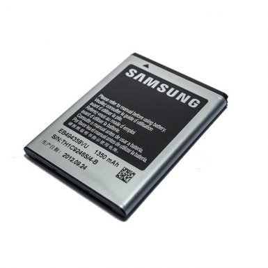 Samsung Battery EB494358VU - оригинална резервна батерия 1350 mAh за Samsung Galaxy Ace, Samsung S5660 Galaxy Gio, S5830 Galaxy Ace, S5670 и други (bulk)