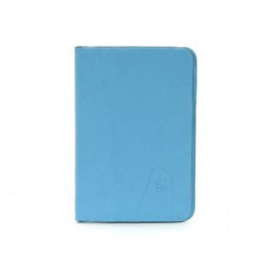 Tucano Ala Folio Case - кожен калъф и поставка за iPad mini, iPad mini 2, iPad mini 3 (син)