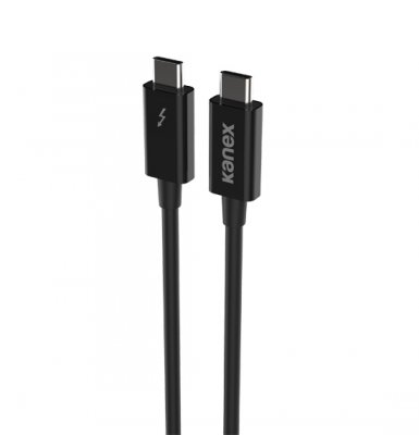 Kanex Thunderbolt 3 Cable - тъндърболт 3 (USB-C) кабел за Apple продукти (1 метър) (черен)