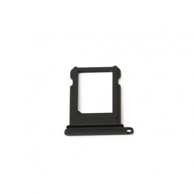 Apple iPhone Sim Tray - оригинална резервна поставка за сим картата на iPhone 7, iPhone 7 Plus (черен-мат)