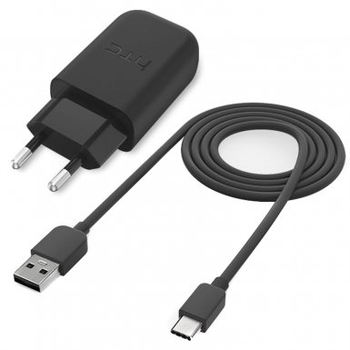 HTC Rapid Charger 3.0 TL P5000 - захранване и USB-C кабел за устройства с USB-C стандарт (bulk)
