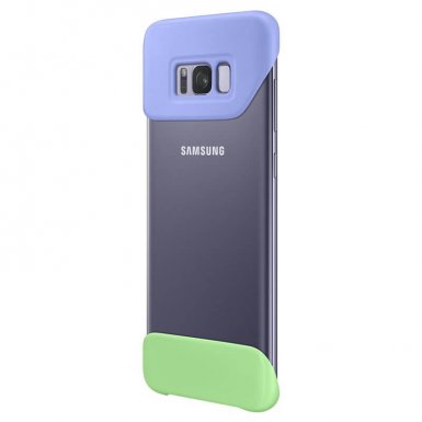 Samsung Protective Cover EF-MG955CVEGWW - оригинален кейс за Samsung Galaxy S8 Plus (лилав-зелен) 