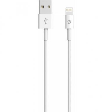 Devia Smart MFI Lightning Cable - MFI сертифициран кабел за iPhone, iPad, iPod с Lightning (бял)