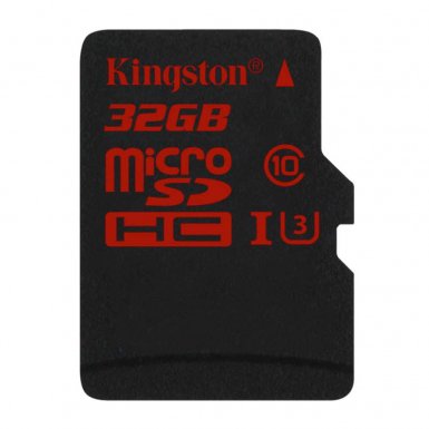 Kingston microSDXC Card 32GB UHS-1 Class U3 - памет карта + SD адаптер (подходяща за GoPro)