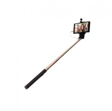 Huawei Selfie Stick AF11 - разтегателен селфи стик за мобилни телефони (черен-златист)