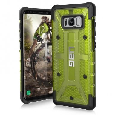 Urban Armor Gear Plasma - удароустойчив хибриден кейс за Samsung Galaxy S8 Plus (цитрон)