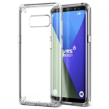 Verus Crystal Mixx Case - хибриден удароустойчив кейс за Samsung Galaxy S8 Plus (прозрачен)