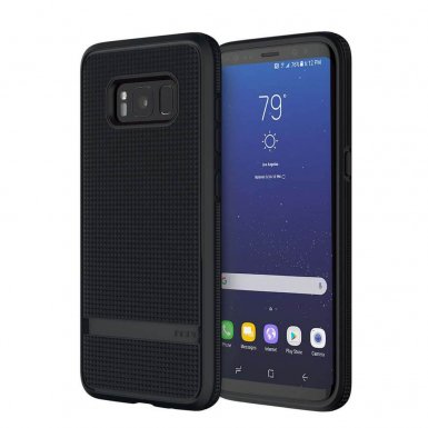 Incipio NGP Advanced Case - удароустойчив силиконов (TPU) калъф за Samsung Galaxy S8 Plus (черен)