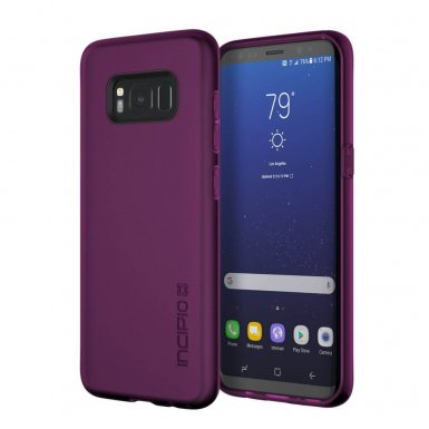 Incipio NGP Case - удароустойчив силиконов калъф за Samsung Galaxy S8 (лилав)