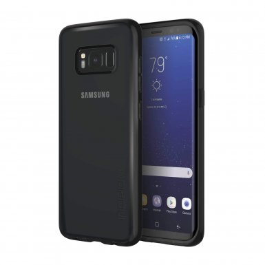 Incipio Octane Case - удароустойчив хибриден кейс за Samsung Galaxy S8 Plus (черен-прозрачен)