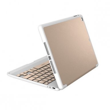 ZAGG Folio Case - клавиатура, кейс и поставка за iPad Air (златист)