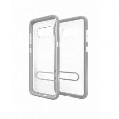 Gear4 D3o Greenwich Case - хибриден кейс с D3O защита за Samsung Galaxy S8 (прозрачен-сив)