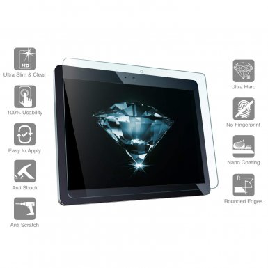 4smarts Second Glass - калено стъклено защитно покритие за дисплея на Samsung Galaxy Tab Active (прозрачен)