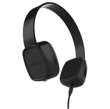 Kenu Groovies Kid On-Ear Headphones - слушалки подходящи за деца за мобилни устройства (черен)