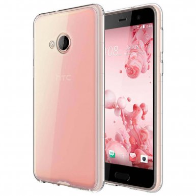 Ultra-Slim Case - тънък силиконов (TPU) калъф (0.3 mm) за HTC U Play (прозрачен)
