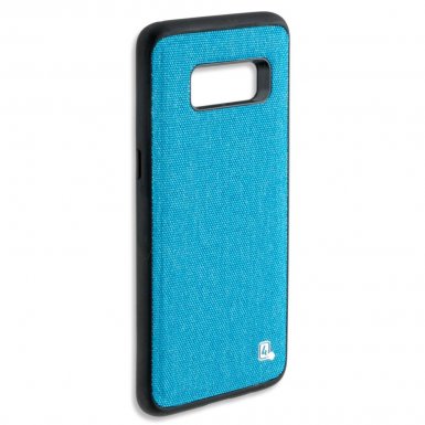4smarts Hard Cover UltiMaG Car Case - полиуретанов кейс с вградена метална пластина за магнитни поставки за Samsung Galaxy S8 (син) 