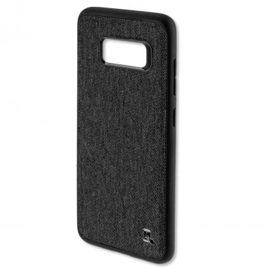 4smarts Hard Cover UltiMaG Car Case - полиуретанов кейс с вградена метална пластина за магнитни поставки за Samsung Galaxy S8 (черен) 