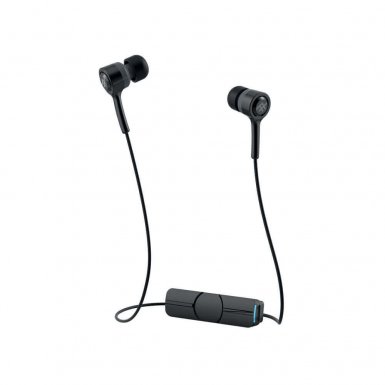 iFrogz Coda Wireless Earbuds - безжични слушалки с микрофон за смартфони и мобилни устройства (черен)