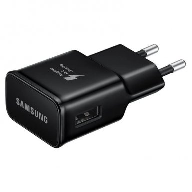 Samsung USB-C Fast Charger EP-TA20EBECGWW - захранване и USB-C кабел за устройства с USB-C стандарт (черен) (retail)