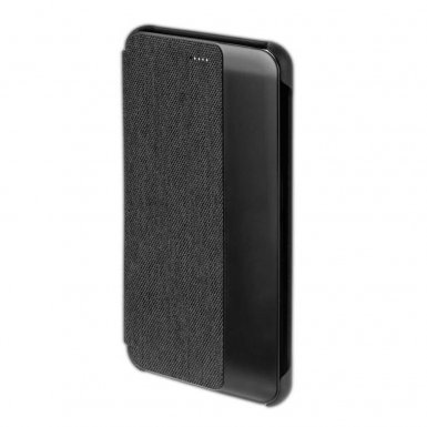 4smarts Chelsea Smart Cover - кожен калъф за Huawei P10 Plus (черен)