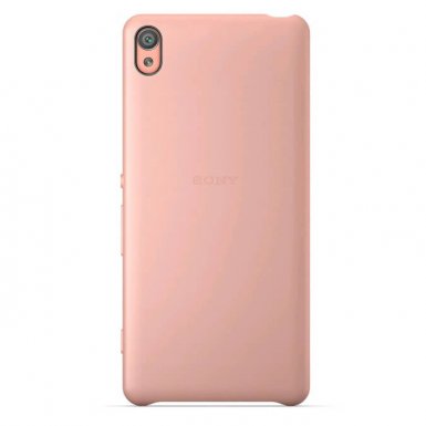 Sony Style Cover SBC26 - оригинален тънък полимерен кейс за Sony Xperia XA (розово злато)