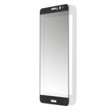 4smarts Second Glass Curved 2.5D - калено стъклено защитно покритие с извити ръбове за целия дисплея на LG K10 (2017) (прозрачен-черен)