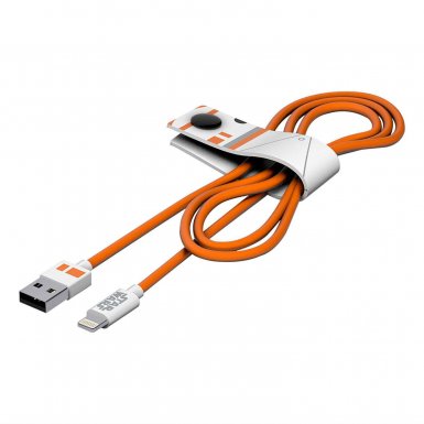 USB Tribe Star Wars BB-8 Lightning Cable - сертифициран Lightning кабел за iPhone, iPad и iPod с Lightning  (120 см) 