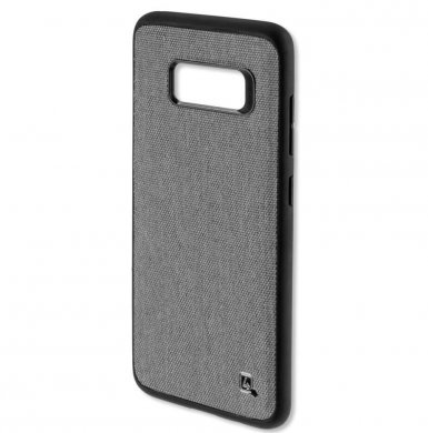 4smarts Hard Cover UltiMaG Car Case - полиуретанов кейс с вградена метална пластина за магнитни поставки за Samsung Galaxy Note 8 (черен-сив) 