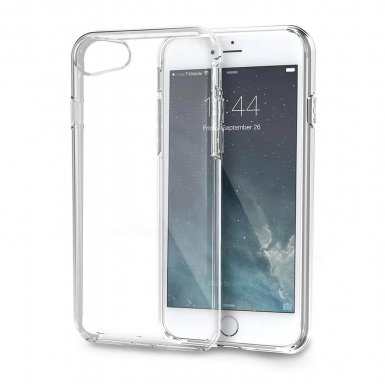 Silk Innovation PureView Case - хибриден удароустойчив кейс за iPhone 7, iPhone 8 (прозрачен)