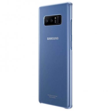 Samsung Clear Cover Case EF-QN950CNEGWW - оригинален кейс за Samsung Galaxy Note 8 (прозрачен-син) 