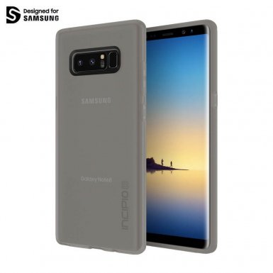 Incipio NGP Case - удароустойчив силиконов калъф за Samsung Galaxy Note 8 (бежов)