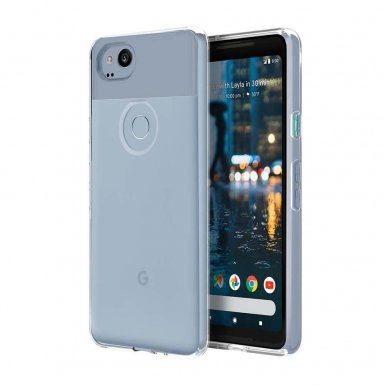 Incipio NGP Pure Case - удароустойчив силиконов (TPU) калъф за Google Pixel 2 (прозрачен)
