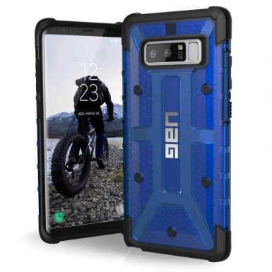 Urban Armor Gear Plasma - удароустойчив хибриден кейс за Samsung Galaxy Note 8 (син)