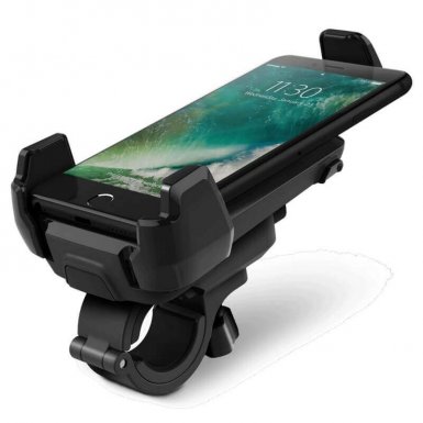 iOttie Active Edge Bike Mount for iPhone and Smartphones - поставка за велосипеди, мотоциклети, скутери и др. за смартфони (черен)
