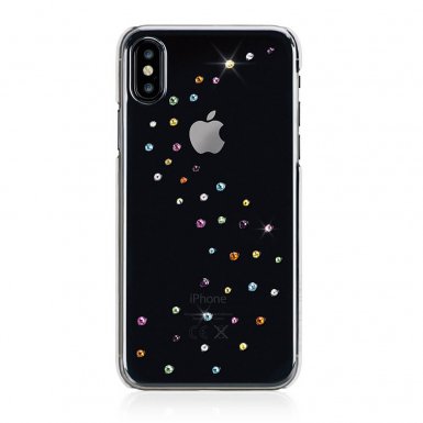 Bling My Thing Milky Way Cotton Candy Swarovski - поликарбонатов кейс с кристали Сваровски за iPhone XS, iPhone X (прозрачен)