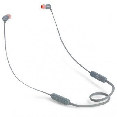 JBL T110 BT Wireless in-ear headphones - безжични bluetooth слушалки с микрофон за мобилни устройства (сив)