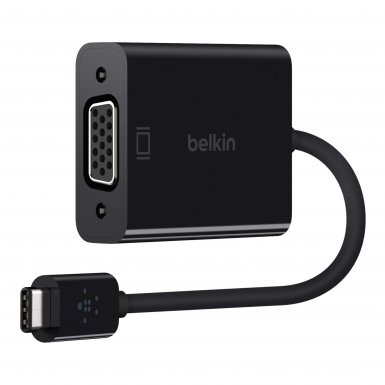 Belkin USB-C to VGA Adapter - адаптер за свързване от USB-C към VGA