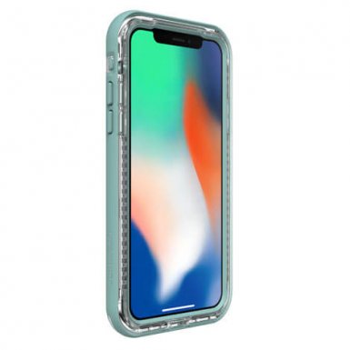 LifeProof Next - удароустойчив кейс за iPhone X, iPhone XS (син-прозрачен)