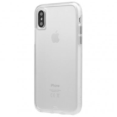 CaseMate Naked Tough Case - кейс с висока защита за iPhone XS, iPhone X (прозрачен)